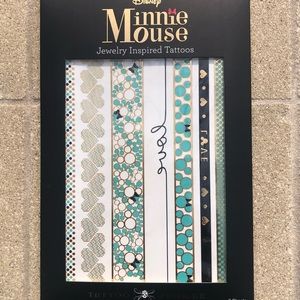 Tattoo Junkie Disney Minnie Mouse Body Jewelry Temporary Tattoos